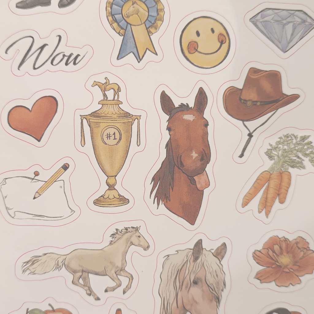 Stickers caballos